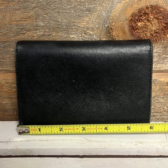 Original Prada Black Saffiano Leather Wallet with Milano logo - Picture 9 of 14